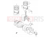 SUZUKI GSF1200S K2 (2002) Bandit 8 - CRANKSHAFT