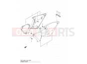 SUZUKI GSF1200S K2 (2002) Bandit 43A - FRAME COVER (MODEL K2/K3/K4/K5)