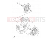 SUZUKI GSF1200S K2 (2002) Bandit 60 - FRONT WHEEL