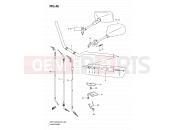 SUZUKI GSF1200S K6 (2006) Bandit (E02,E19,E37) 46 - HANDLEBAR