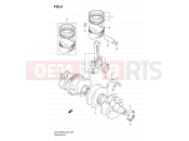 SUZUKI GSF1200S K6 (2006) Bandit (E28) 9 - CRANKSHAFT