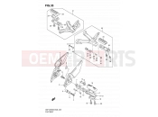 SUZUKI GSF1200S K6 (2006) Bandit (E28) 35 - FOOTREST
