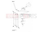 SUZUKI GSF1200S K6 (2006) Bandit (E28) 41 - HANDLEBAR