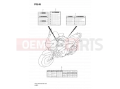 SUZUKI GSF1200S K6 (2006) Bandit (E28) 46 - LABEL