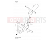 SUZUKI GSF1250 K8 (2008) Bandit (E02,E19,E24,E37) 16 - MUFFLER
