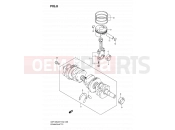 SUZUKI GSF1250 K9 (2009) Bandit (E02,E19,E24,E37) 8 - CRANKSHAFT