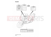 SUZUKI GSF1250 K9 (2009) Bandit (E02,E19,E24,E37) 53B - LABEL (MODEL K9)