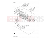 SUZUKI GSF1250A K8 (2008) Bandit (E02,E19,E24,E37) 13 - THROTTLE BODY