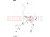 SUZUKI GSF1250A K8 (2008) Bandit (E02,E19,E24,E37) 17 - OIL COOLER
