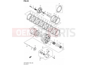 SUZUKI GSF1250A K9 (2009) Bandit (E02,E19,E24,E37) 23 - CLUTCH