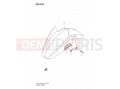 SUZUKI GSF1250A K9 (2009) Bandit (E02,E19,E24,E37) 47A - FRONT FENDER (MODEL K9)