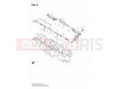 SUZUKI GSF1250S K8 (2008) Bandit (E02,E19,E24,E37) 14 - THROTTLE BODY HOSE/JOINT