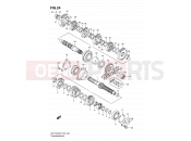 SUZUKI GSF1250S K8 (2008) Bandit (E02,E19,E24,E37) 24 - TRANSMISSION
