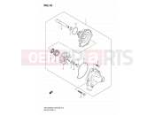 SUZUKI GSF1250S K8 (2008) Bandit (E03,E28,E33) 19 - WATER PUMP