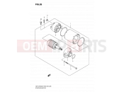 SUZUKI GSF1250S K8 (2008) Bandit (E03,E28,E33) 26 - STARTING MOTOR
