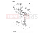 SUZUKI GSF1250S K9 (2009) Bandit (E03,E28,E33) 13 - THROTTLE BODY
