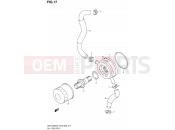 SUZUKI GSF1250S K9 (2009) Bandit (E03,E28,E33) 17 - OIL COOLER