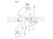SUZUKI GSF1250S K9 (2009) Bandit (E03,E28,E33) 39A - FUEL TANK (MODEL K9)