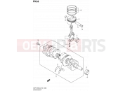 SUZUKI GSF1250S L2 (2012) Bandit (E24) 8 - CRANKSHAFT