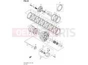 SUZUKI GSF1250S L2 (2012) Bandit (E24) 23 - CLUTCH