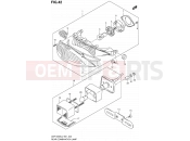 SUZUKI GSF1250S L2 (2012) Bandit (E24) 42 - REAR COMBINATION LAMP