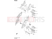 SUZUKI GSF1250S L2 (2012) Bandit (E24) 50 - FOOTREST