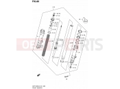 SUZUKI GSF1250S L2 (2012) Bandit (E24) 80 - FRONT DAMPER (GSF1250SAL2 E21)