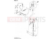 SUZUKI GSF1250S L2 (2012) Bandit (E24) 111 - REAR MASTER CYLINDER (GSF1250SAL2 E24)