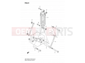 SUZUKI GSF1250SA K7 (2007) Bandit (E03,E28,E33) 61 - REAR CUSHION LEVER