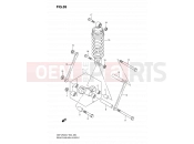 SUZUKI GSF1250SA K8 (2008) Bandit (E02,E19,E24,E37) 69 - REAR CUSHION LEVER