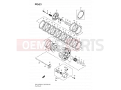 SUZUKI GSF1250SA K9 (2009) Bandit (E03,E28,E33) 23 - CLUTCH