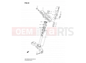 SUZUKI GSF1250SA K9 (2009) Bandit (E03,E28,E33) 53 - STEERING STEM