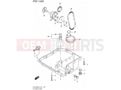 SUZUKI GSF1250SA L5 (2015) Bandit (E21) 116A - OIL PAN/OIL PUMP