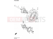SUZUKI GSF1250SA L5 (2015) Bandit (E21) 550A - REAR WHEEL