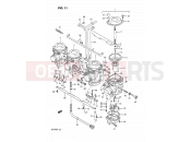 SUZUKI GSF400 M (1991) Bandit (E02) 11 - CARBURETOR