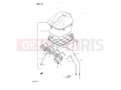 SUZUKI GSF400 M (1991) Bandit (E02) 12 - AIR CLEANER (MODEL M)