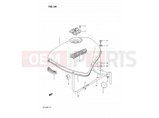 SUZUKI GSF400 M (1991) Bandit (E02) 34 - FUEL TANK