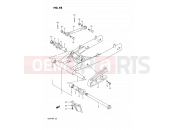 SUZUKI GSF400 M (1991) Bandit (E02) 48 - REAR SWINGING ARM