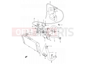 SUZUKI GSF400 M (1991) Bandit (E03,E28,E33) 16 - RADIATOR HOSE