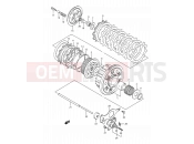 SUZUKI GSF400 M (1991) Bandit (E03,E28,E33) 17 - CLUTCH