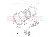 SUZUKI GSF400 M (1991) Bandit (E03,E28,E33) 26 - HEADLAMP (MODEL M/N)