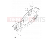 SUZUKI GSF400 M (1991) Bandit (E03,E28,E33) 36 - FRAME COVER