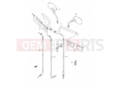 SUZUKI GSF400 M (1991) Bandit (E03,E28,E33) 42 - HANDLEBAR