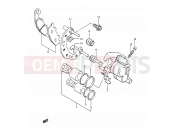 SUZUKI GSF400 M (1991) Bandit (E03,E28,E33) 44 - FRONT CALIPER