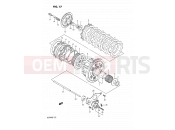 SUZUKI GSF400 N (1992) Bandit (E02) 17 - CLUTCH