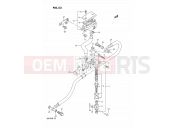 SUZUKI GSF400 N (1992) Bandit (E02) 53 - REAR MASTER CYLINDER (MODEL M/N)