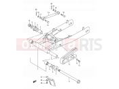SUZUKI GSF400 N (1992) Bandit (E03,E28,E33) 47 - REAR SWINGING ARM