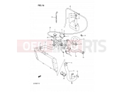 SUZUKI GSF400 P (1993) Bandit (E02) 16 - RADIATOR HOSE