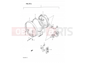 SUZUKI GSF400 P (1993) Bandit (E02) 27A - HEADLAMP (MODEL P)