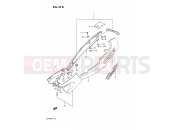 SUZUKI GSF400 P (1993) Bandit (E02) 37A - FRAME COVER (MODEL N/P)